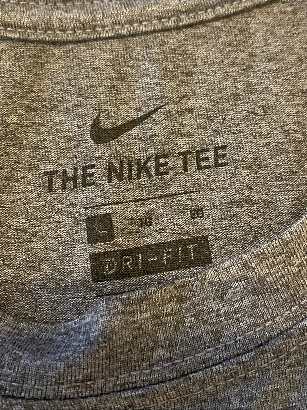 Nike Syracuse Orange Dri-FIT Heathered Grey Athletic T-Shirt Size XL
